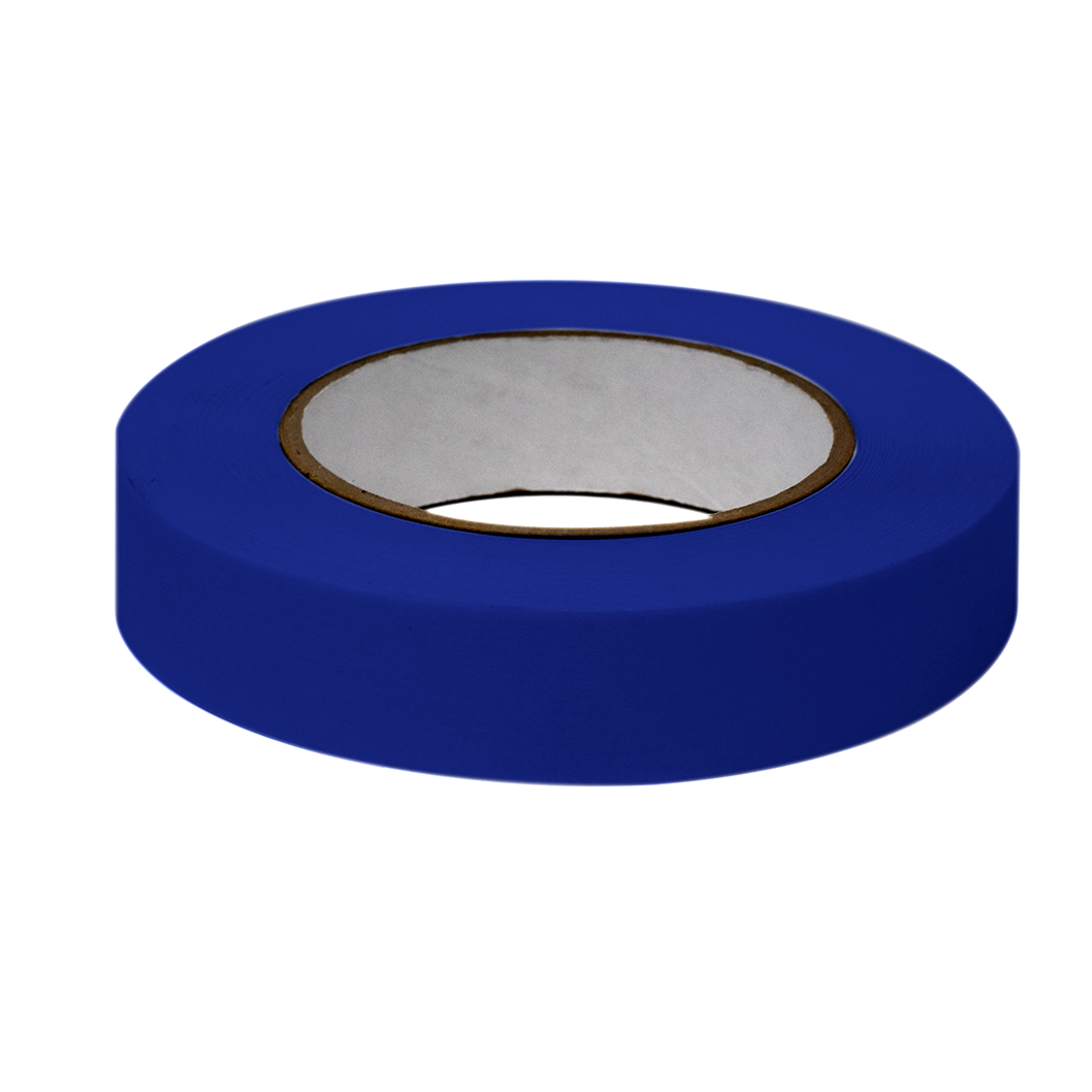 Globe Scientific Labeling Tape, 1" x 60yd per Roll, 3 Rolls/Case, Dark Blue  